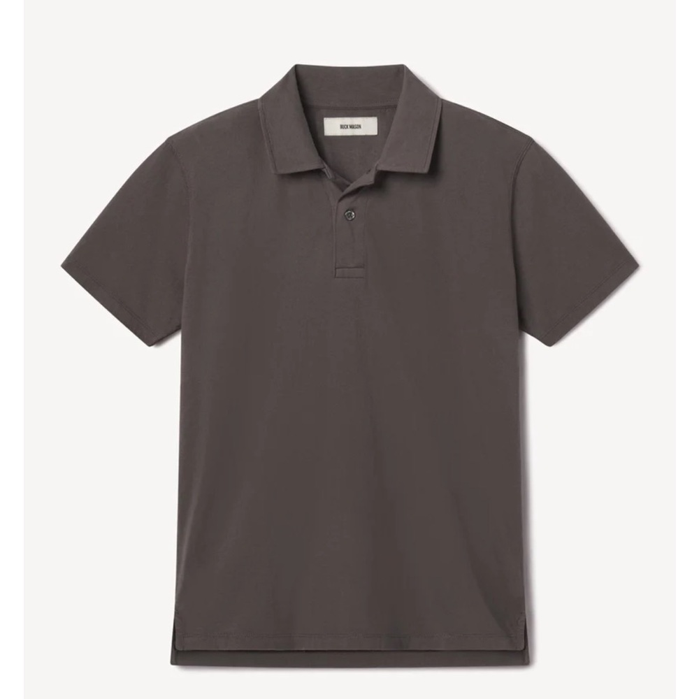Buck Mason Sueded Polo Shirt